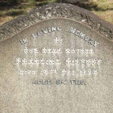 RIETOFF Francina -1954