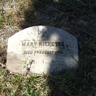 RICKETTS Mary -1922
