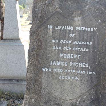 RICHES Robert James -1915