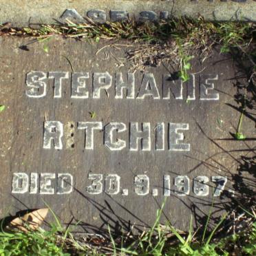 RITCHIE Thomas P. -1947 &amp; Mary Catherine -1954 :: RITCHIE Stephanie -1967 