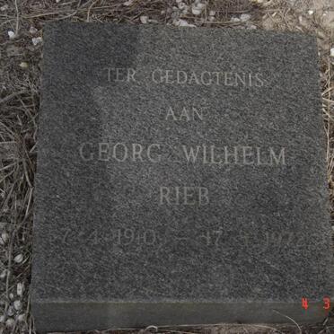 RIEB Georg Wilhelm 1910-1972