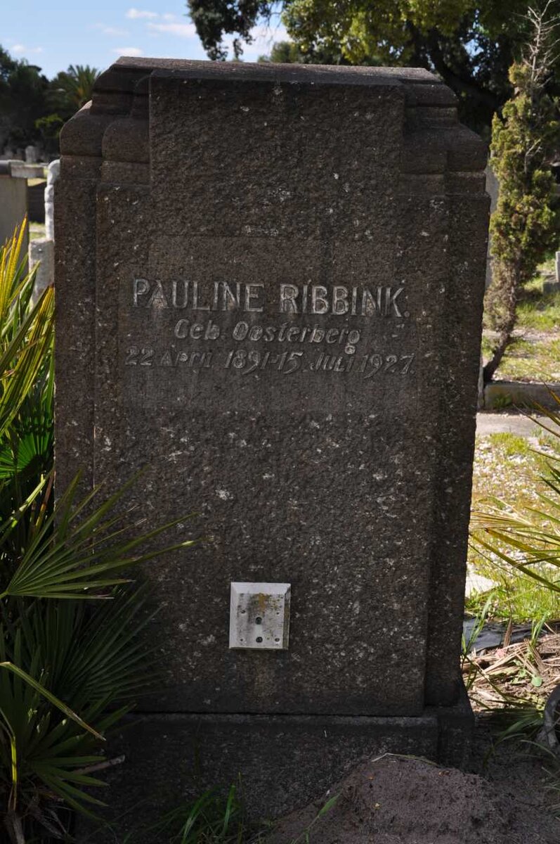 RIBBINK Pauline 1891-1927