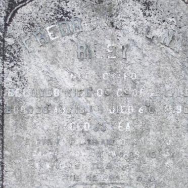 RILEY Fredrica Regina nee ECKARD 1840-1903