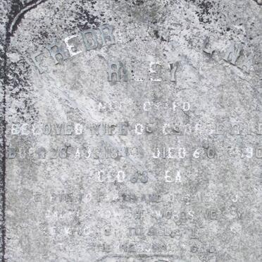 RILEY Fredrica Regina nee ECKARD 1840-1903