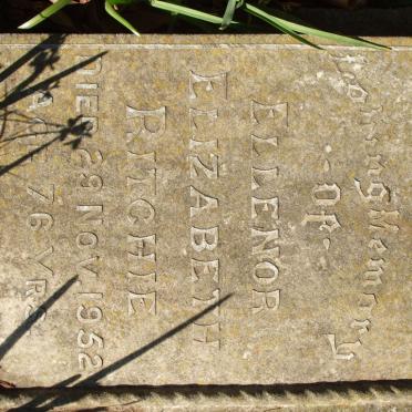 RITCHIE Eleanor Elizabeth -1952