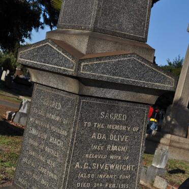 SIVEWRIGHT Ada Olive nee RIACH -1915