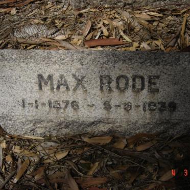 RODE Max 1876-1939