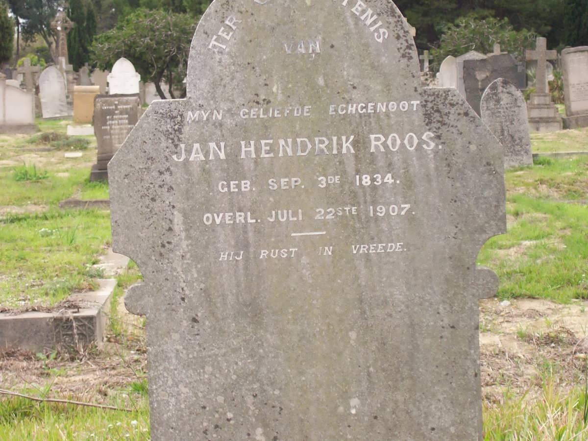 ROOS Jan Hendrik 1834-1907