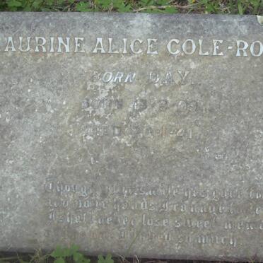 ROUS Laurine, COLE 1909-1941