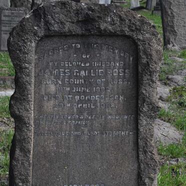 ROSS James Gallie 1882-1928 :: ROSS Baby 1924-1924