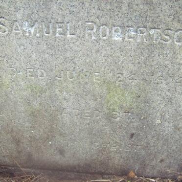 ROBERTSON Samuel -1914