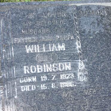 ROBINSON William 1923-1986
