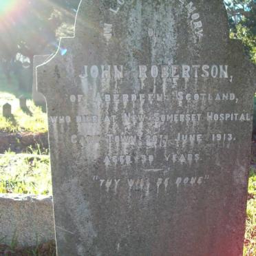 ROBERTSON John -1913