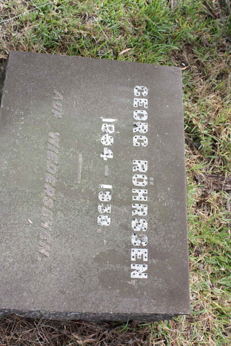 RÖHRSSEN Georg 1884-1938