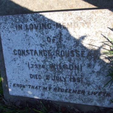 ROUSSEAU Constance nee WILSON -1951