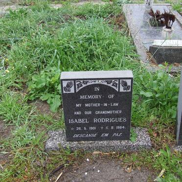RODRIGUES Isabel 1901-1984