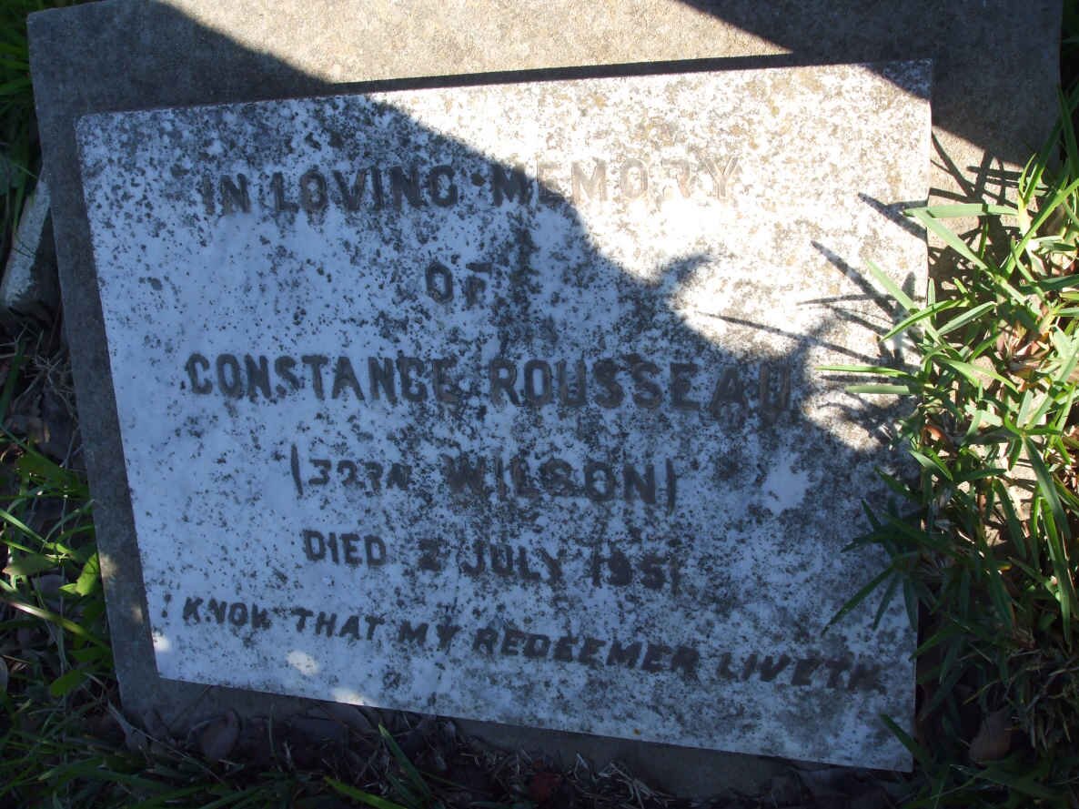 ROUSSEAU Constance nee WILSON -1951