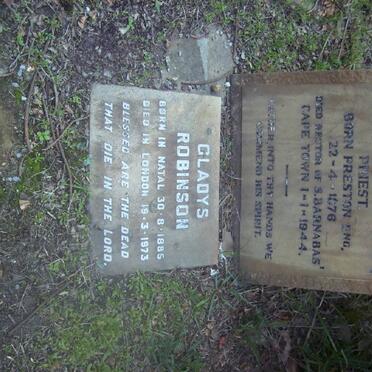 ROBINSON Francis 1876-1944 &amp; Gladys 1885-1973