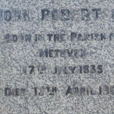 ROBERTSON John 1835-1908