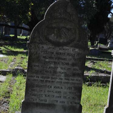 ROSS William Henry -1930 &amp; Dorothea Maria -1944 :: SMITH Maurice -1921 :: SMITH Walter David -1934