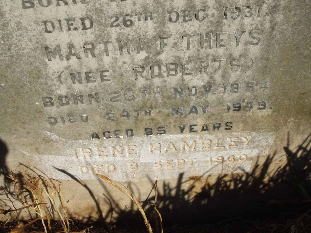 ROBERTS Charles J. -1893 :: ROBERTS Jacoba -1894