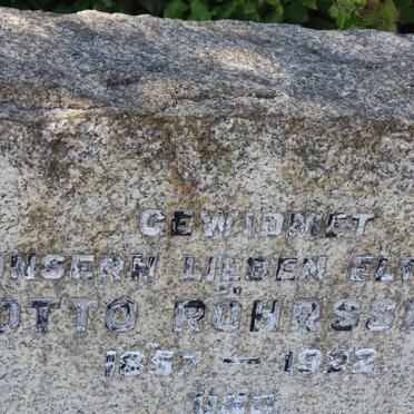 RÖHRSSON Otto 1857-1922