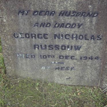 RUSSOUW George Nicholas -1944