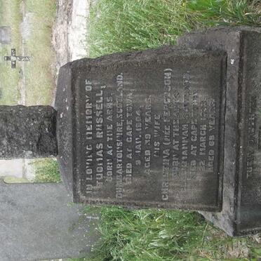 RUSSELL Thomas -1904 &amp; Christina FERGUSON -19?3 :: RUSSEL Etta -1909