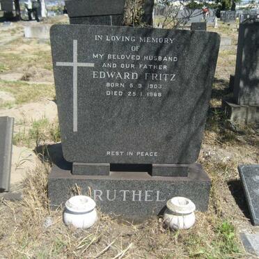 RUTHEL Edward Fritz 1903-1968