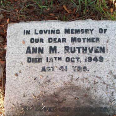 RUTHVEN Ann M. -1949