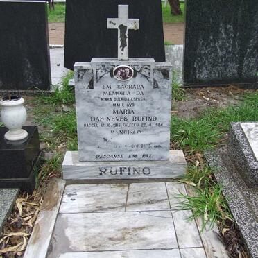 RUFINO Francisco Joao 1911-198? &amp; Maria das Neves 1915-1984