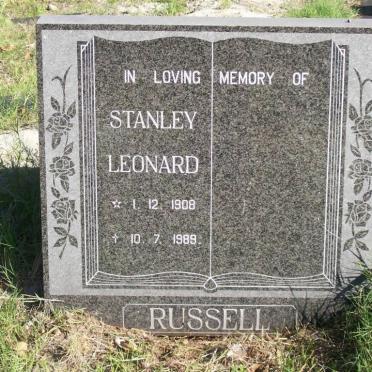 RUSSEL Stanley Leonard 1908-1989