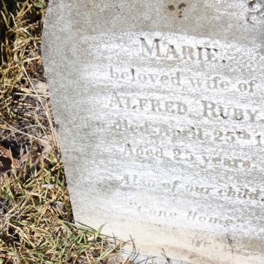 RUBY Marie -1888