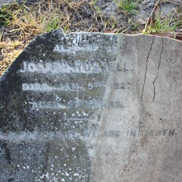 RUSSELL Joseph -1927