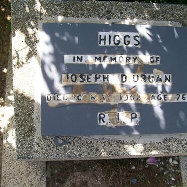 HIGGS Joseph Durban -1962