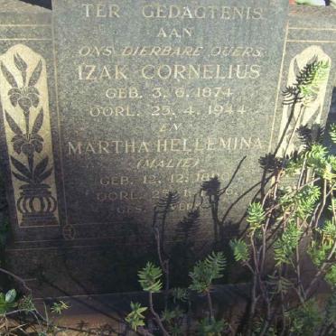 RUST Izak Cornelius 1874-1944 &amp; Martha Hellemina 1890-1956