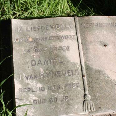 RYNEVELD Daniel J., van -1950