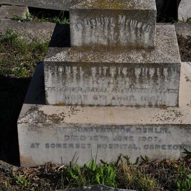 RYDER Lionel Sitric Dudley 1881-1907 