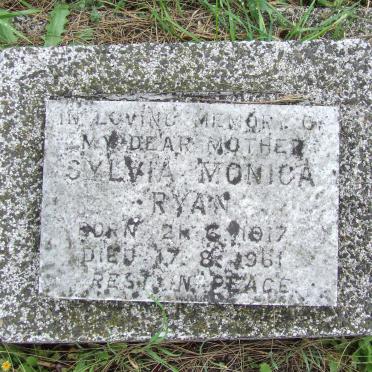 RYAN Sylvia Monica 1917-1961