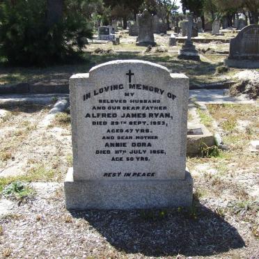 RYAN Alfred James -1953 &amp; Annie Dora -1956