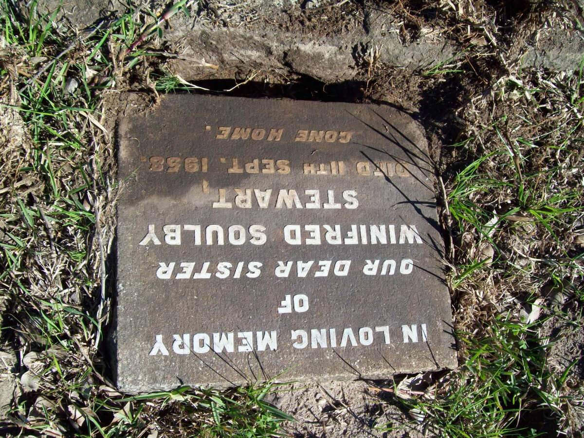 STEWART Winifred Soulby -1958