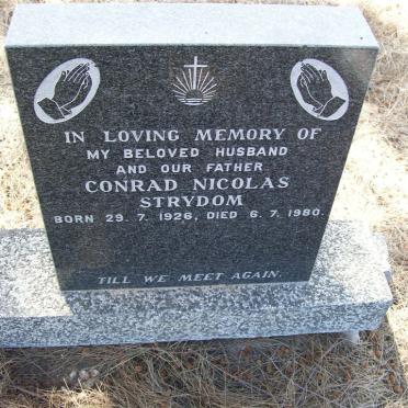 STRYDOM Conrad Nicolas 1926-1980