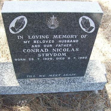 STRYDOM Conrad Nicolas 1926-1980