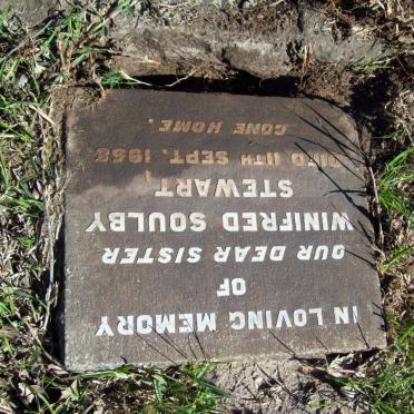 STEWART Winifred Soulby -1958