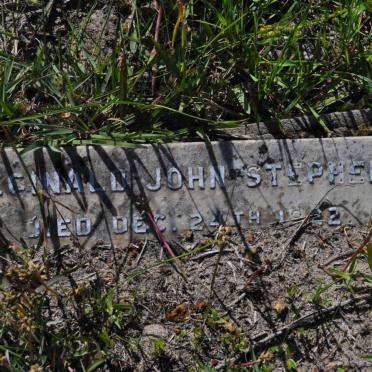 STEPHENS Reginald John -1922