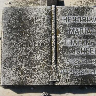 STRATEN Hendrika Maria, SCHEERS 1903-1976