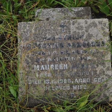 STRIJP ?entius Arnoldus, van -1963 &amp; Maureen Agnes HANSFORD -1988