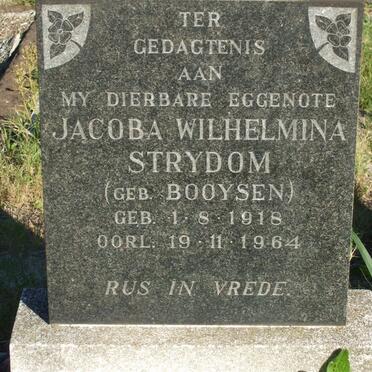 STRYDOM Jacoba Wilhelmina nee BOOYSEN 1918-1964