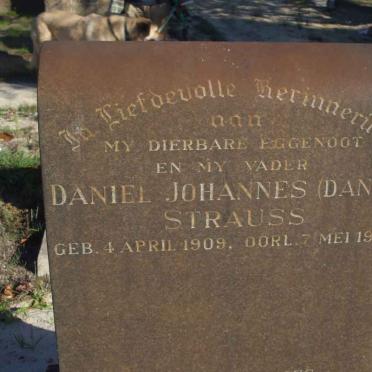 STRAUSS Daniel Johannes 1909-1957