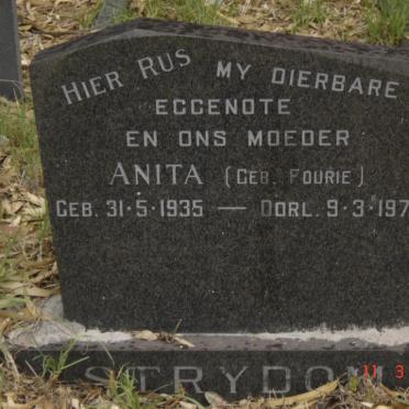 STRYDOM Anita nee FOURIE 1935-1971